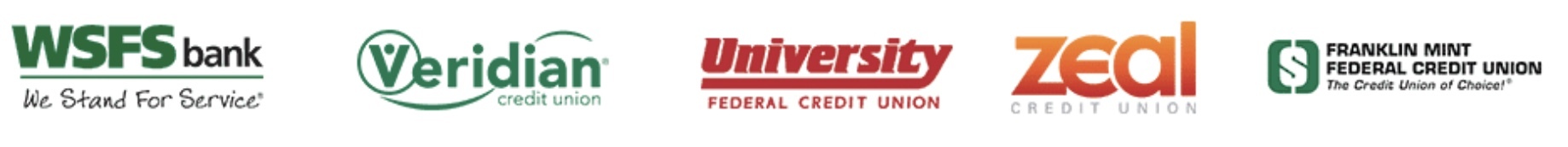 LendKey Lenders - Customer bank, WSFS Bank, Veridian credit union, university federal credit union, zeal credit union, Franklin mint federal credit union